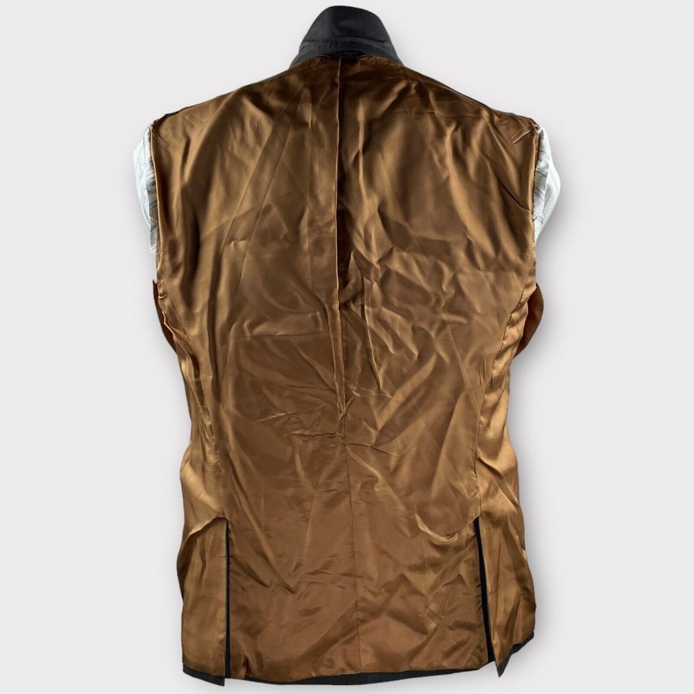 Joseph Jos.A.Bank Blazer Mens 40R Brown Grey Stripe Slim Fit Sport Coat Jacket - Picture 7 of 11